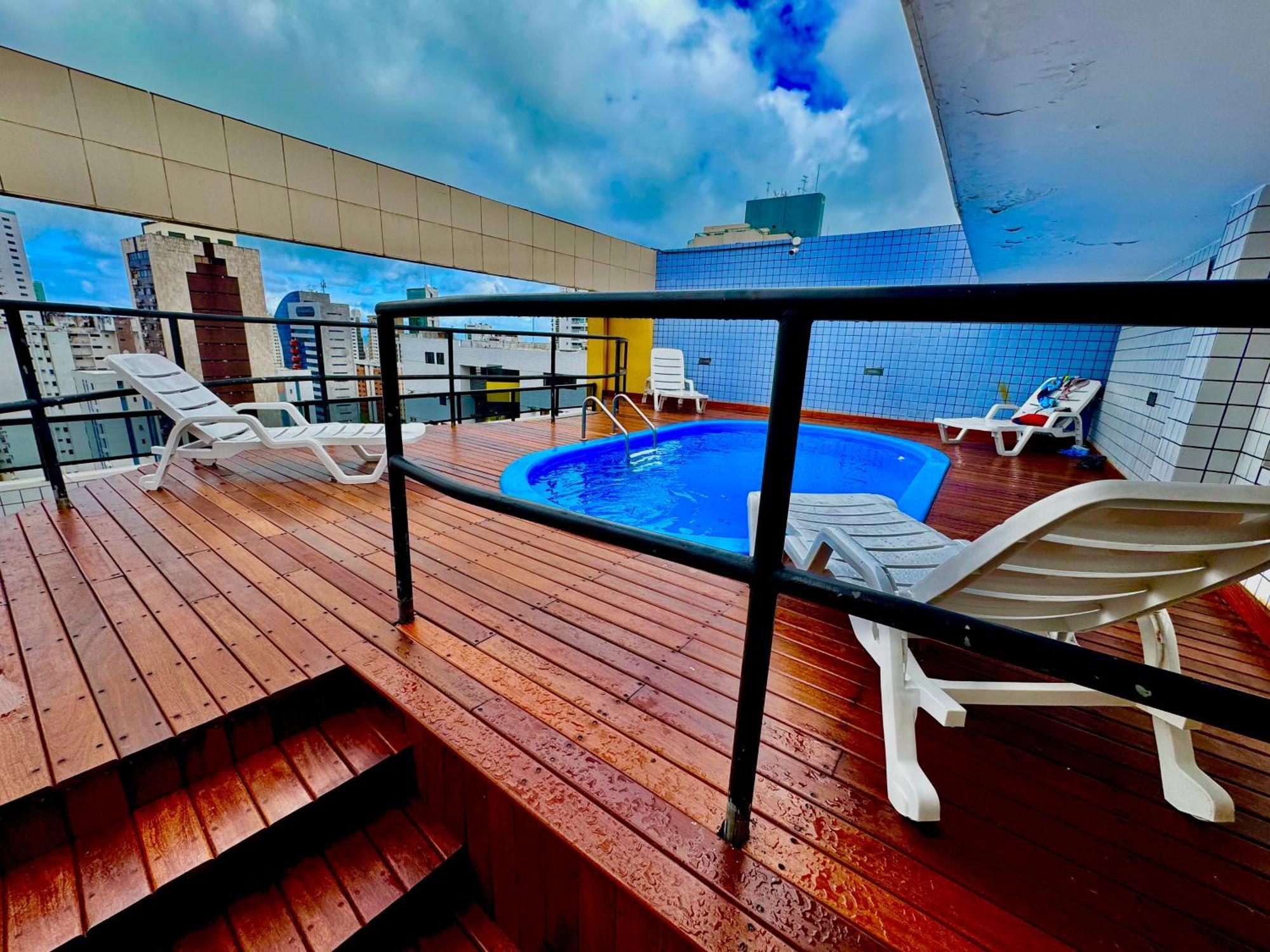 Flat perfeito no coração de Boa Viagem Apartamento Recife Exterior foto
